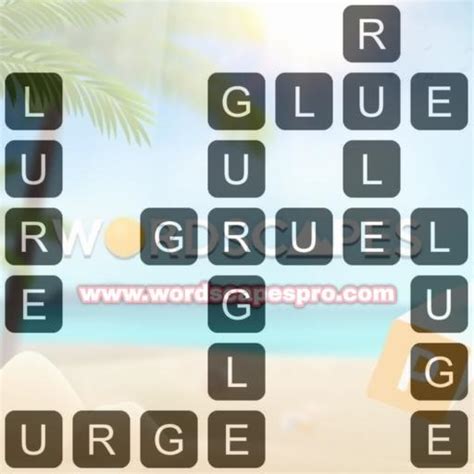Wordscapes Level 1602, White 2 .